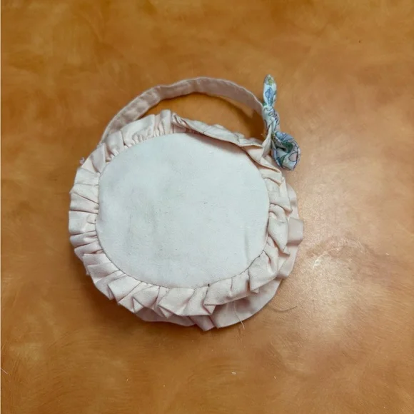 Pink Ruffled Round Handbag - Picture 2 of 3